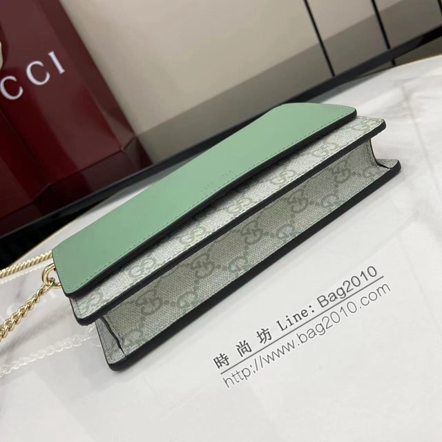 Gucci專櫃古馳最新款Emblem系列鏈式錢包小斜挎女包 jh2933型號：826720